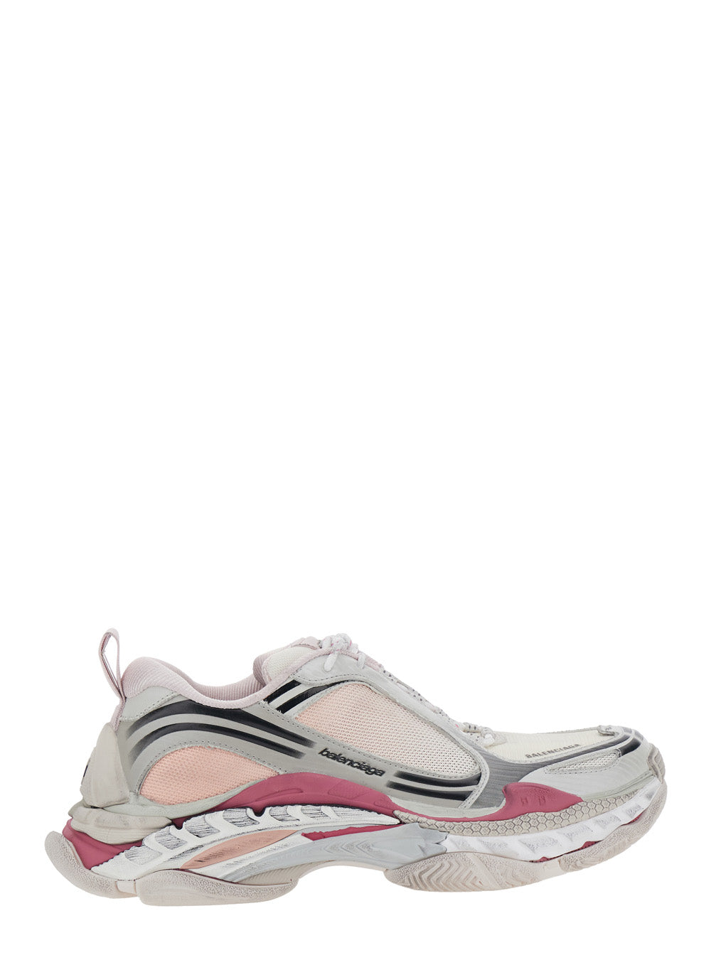 Balenciaga Women 'Triple-S 2' Multicolor Sneakers With Logo On The Front And Back And Worn Effect In Leather For Women BALENCIAGA