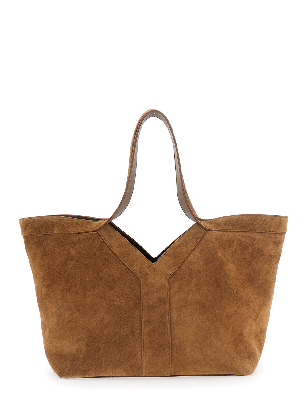 Saint Laurent Women Ysl Bo Y Tote Bag S Beige Leather Shopper Bag For Women SAINT LAURENT