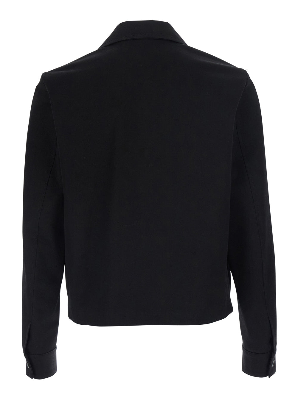 Amiri Men Black Jacket With Notched Collar With Logo Lettering Embroidery In Cotton For Men AMIRI