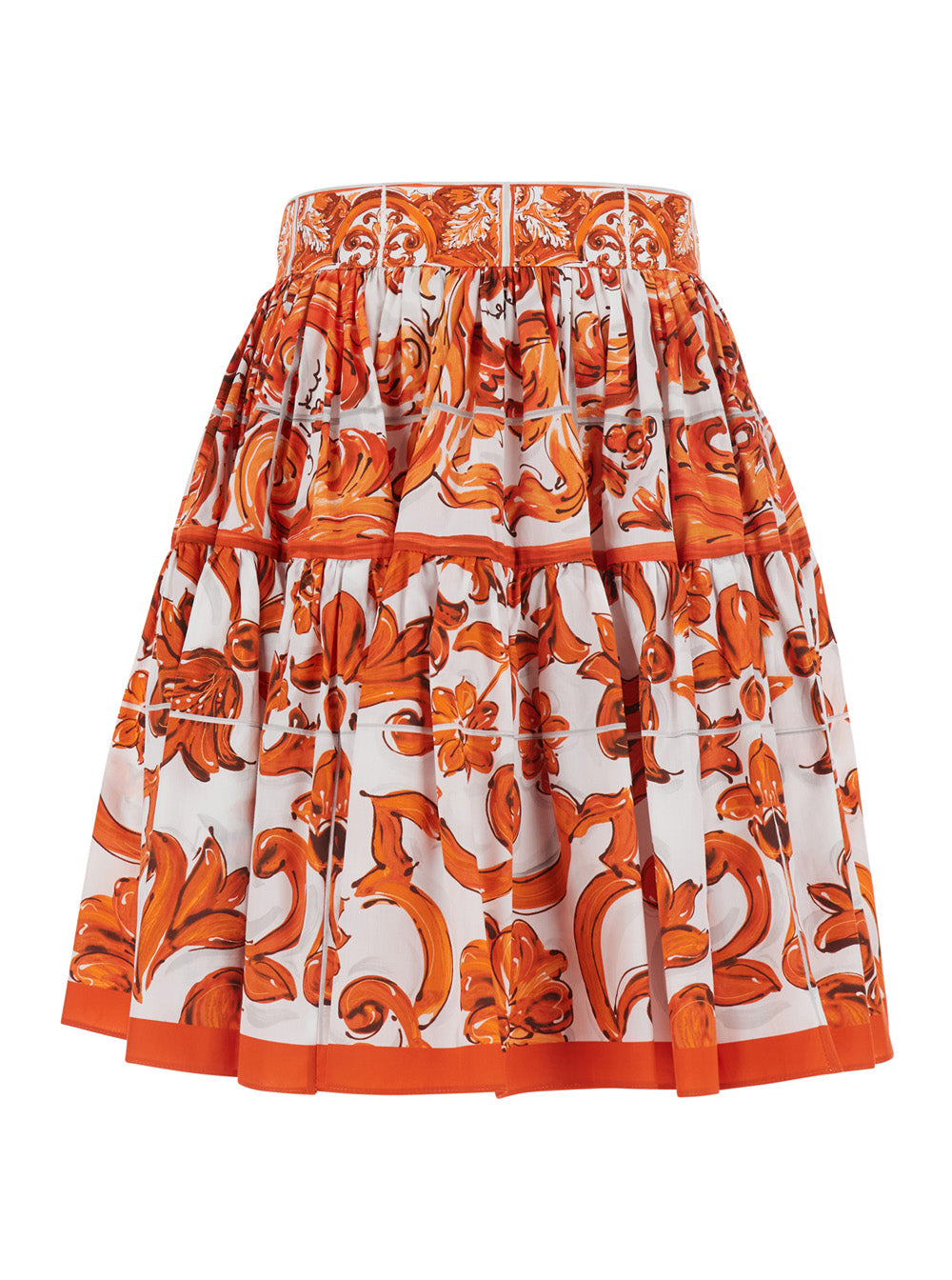 Dolce & Gabbana Women Maiolica Skirt DOLCE & GABBANA