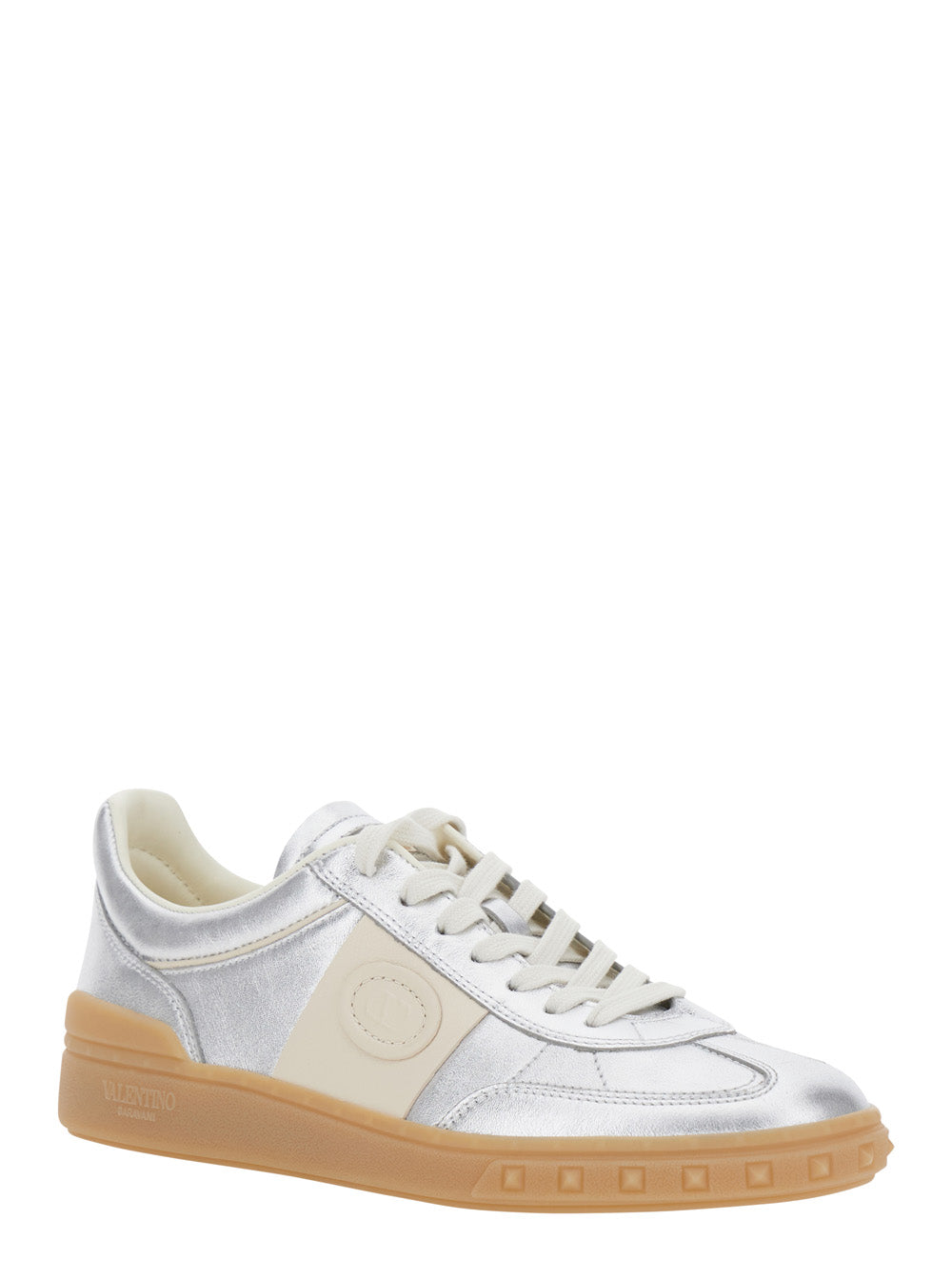 Valentino Garavani Women Sneaker | Upvillage | Crosta/Tess.Crochet Rafia/Vitello Nappat VALENTINO GARAVANI