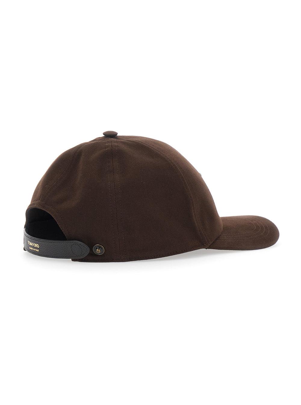 Tom Ford Men Brown Baseball Cap With Logo On The Front In Cotton For Men TOM FORD