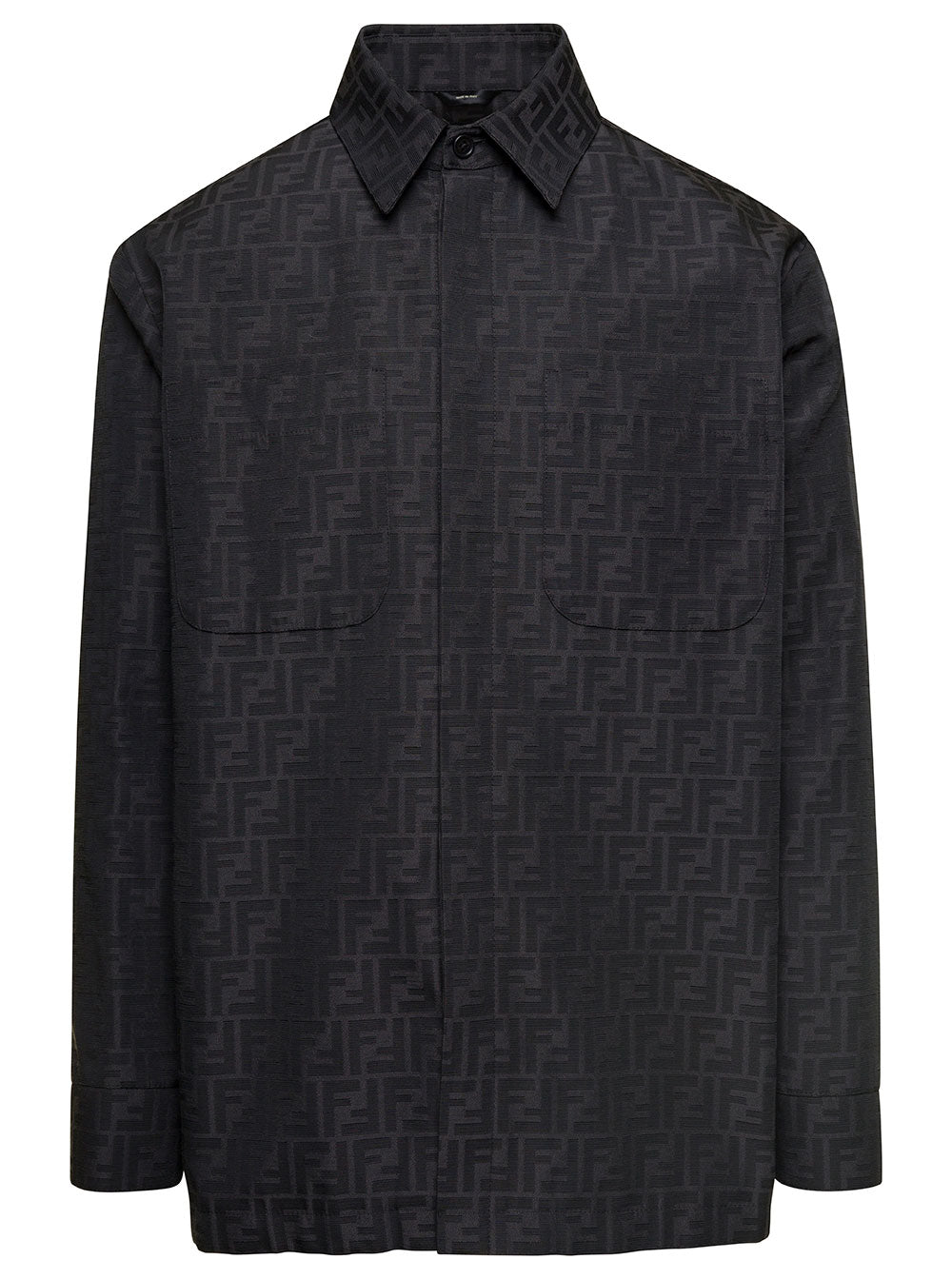 Fendi Men Overshirt Fendi Zucca Jacquard FENDI