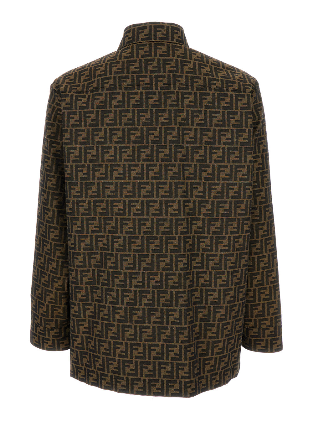 Fendi Men Overshirt Fendi Zucca Jacquard FENDI