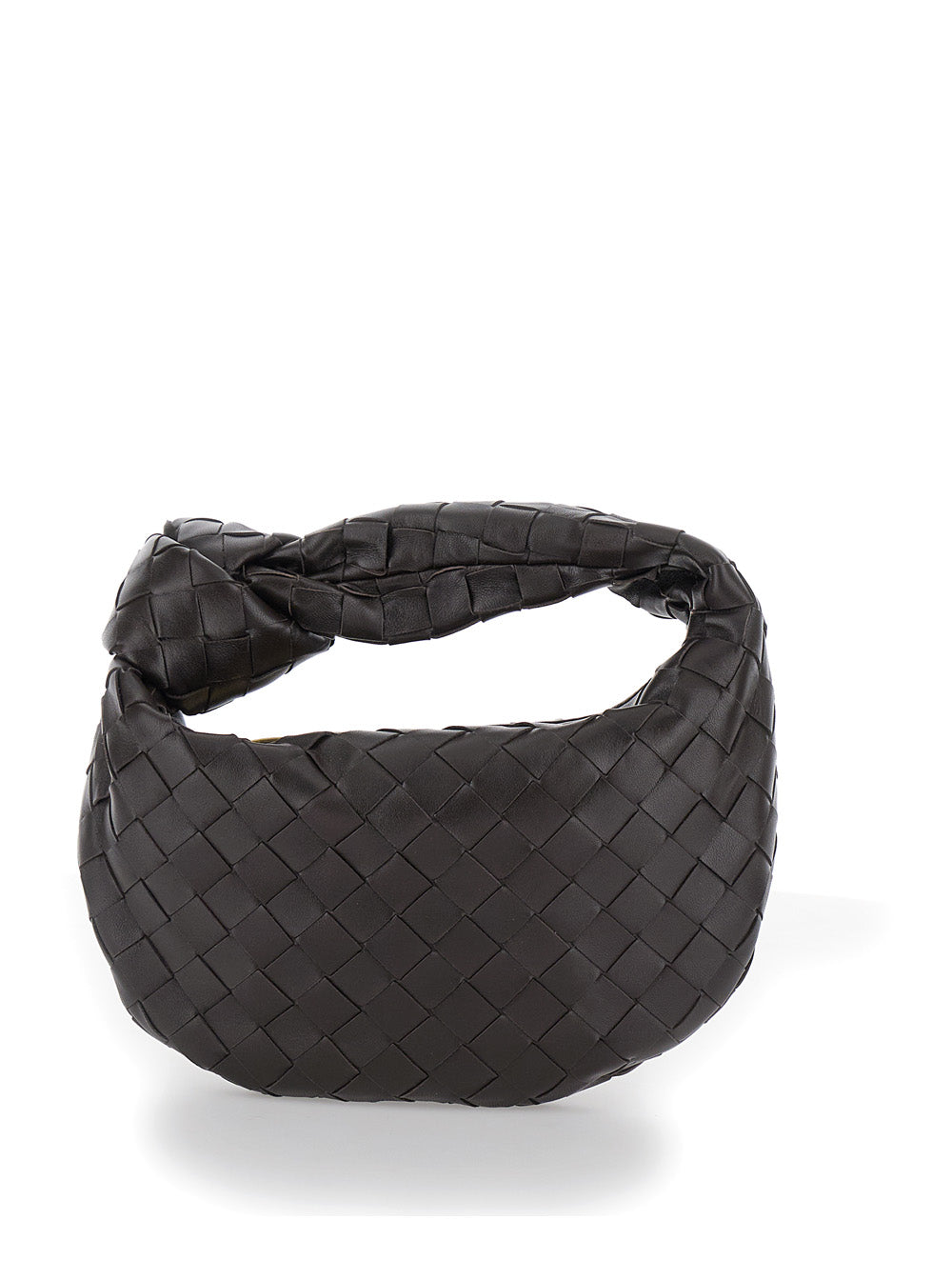 Bottega Veneta Women Handbag 'Mini Jodie' With Woven Leather In Brown For Women BOTTEGA VENETA