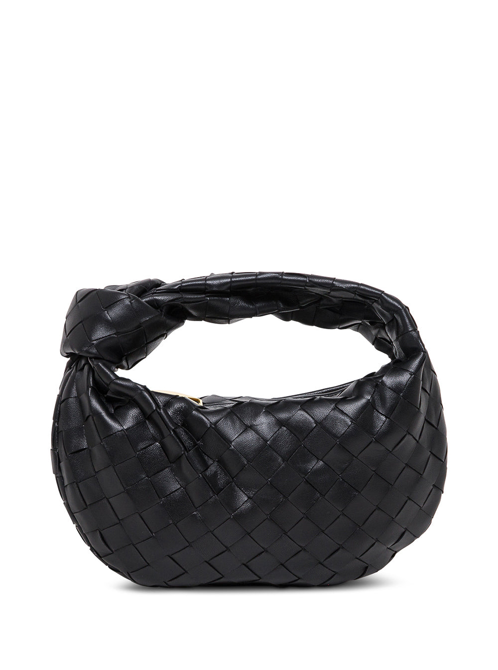 Bottega Veneta Women Handbag 'Mini Jodie' With Ecoleather Intreccio Motif In Black For Women BOTTEGA VENETA