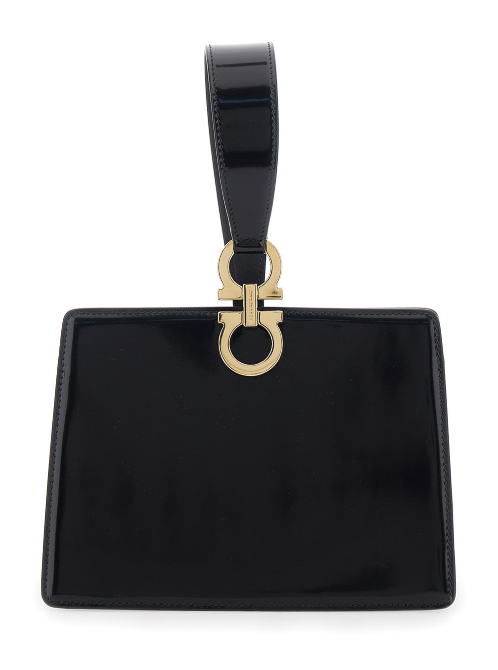 Ferragamo Women Clutch With Clasp Closure And Black Leather Handle For Women FERRAGAMO