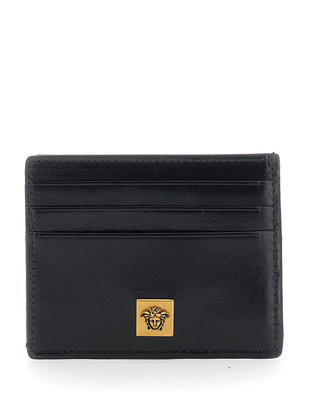 Versace Men Flat Card Case Calf Leather VERSACE