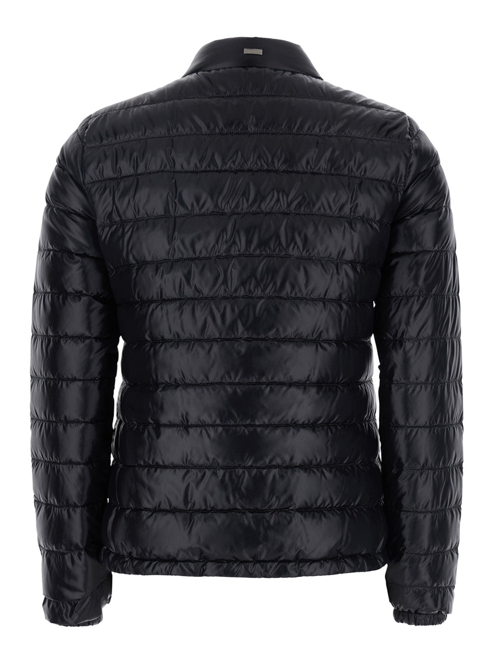 Herno Women Down Jacket With Stand-Up Collar And Front Pockets In Tech Fabric Black Women HERNO
