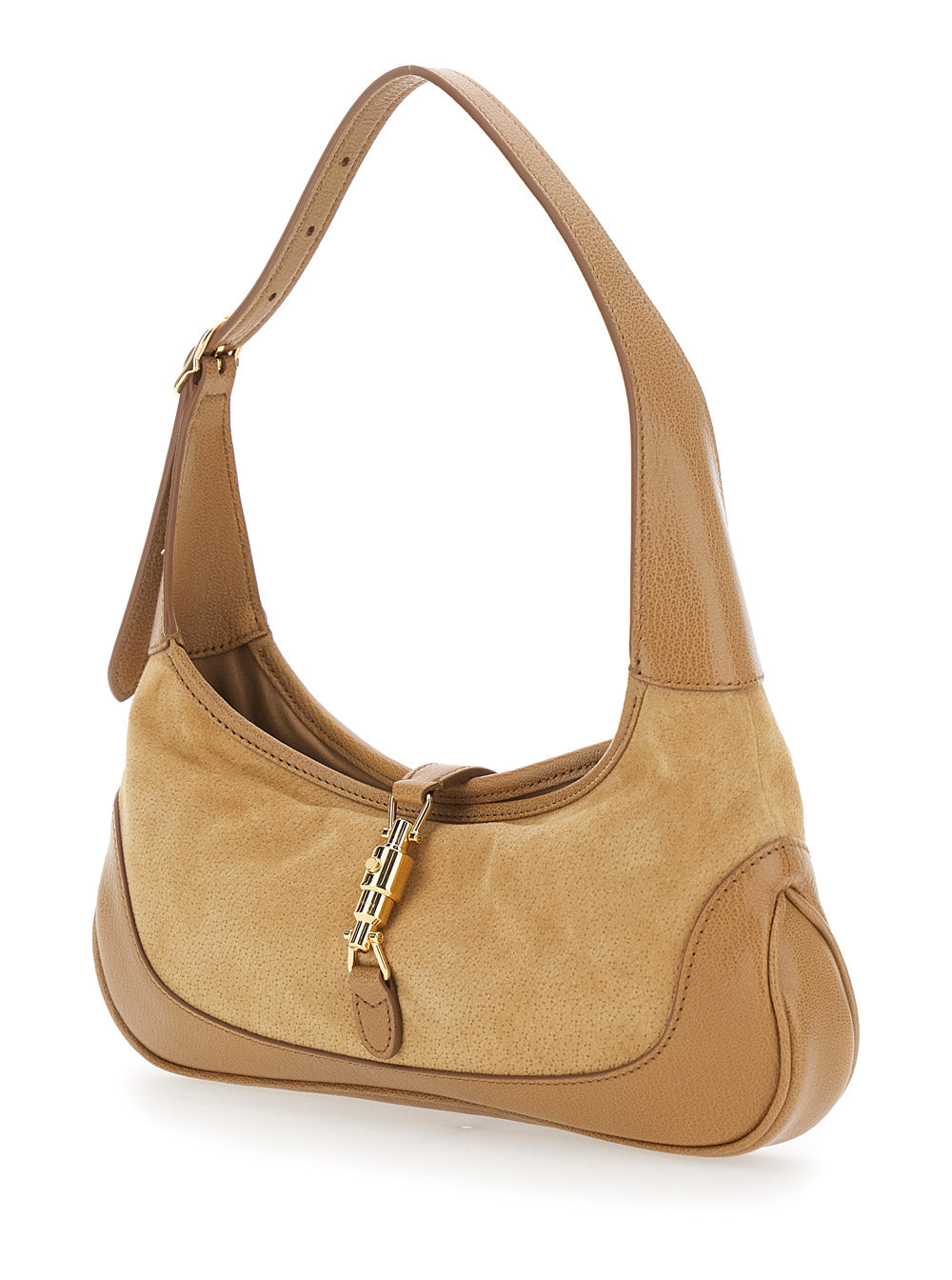 Gucci Women Hbg Jackie 1961 Suede Softy Pi GUCCI