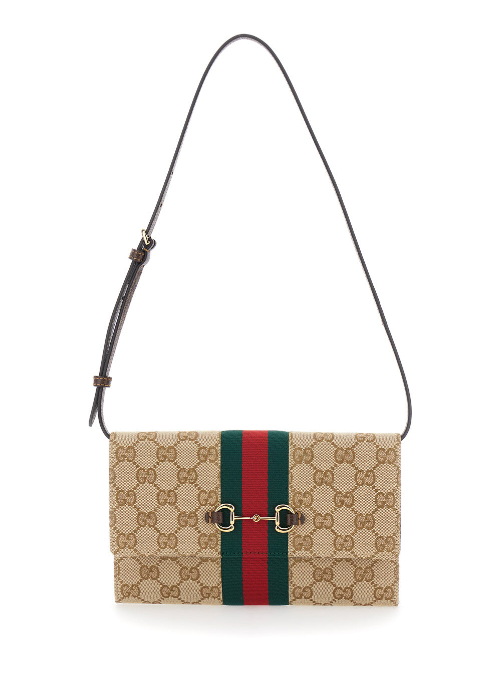 Gucci Women New Horsebit Wallet On Chain Original Gg Raw GUCCI
