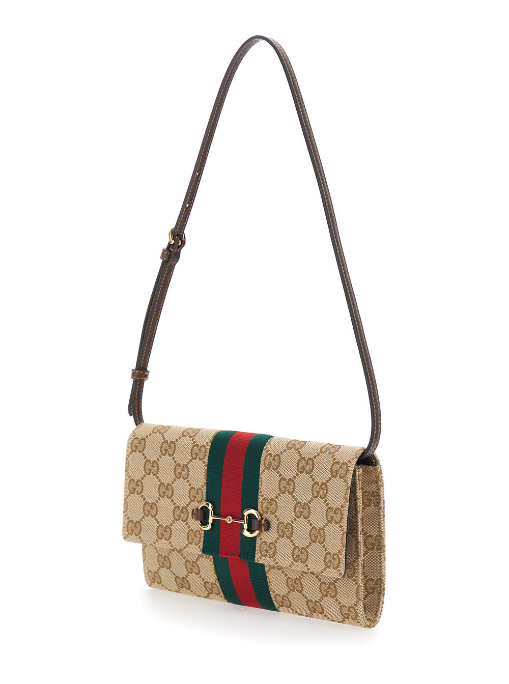 Gucci Women New Horsebit Wallet On Chain Original Gg Raw GUCCI