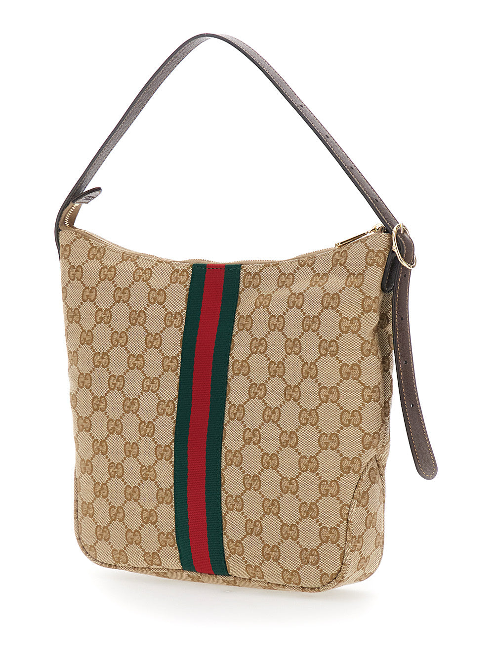 Gucci Men Lunetta Big Gucci Web Vintage Sand GUCCI