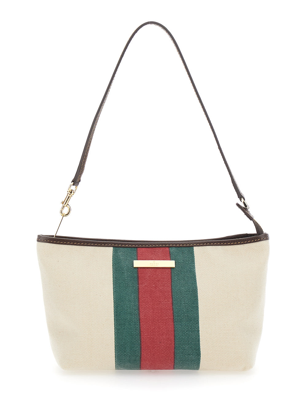 Gucci Women Gucci Summer Pouch Canvas Washed Web GUCCI
