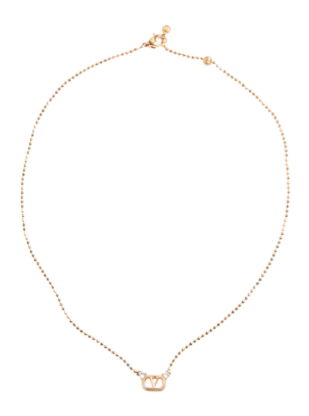 Valentino Garavani Women Necklace (L.40) | Ovalette | Metallo/Strass VALENTINO GARAVANI