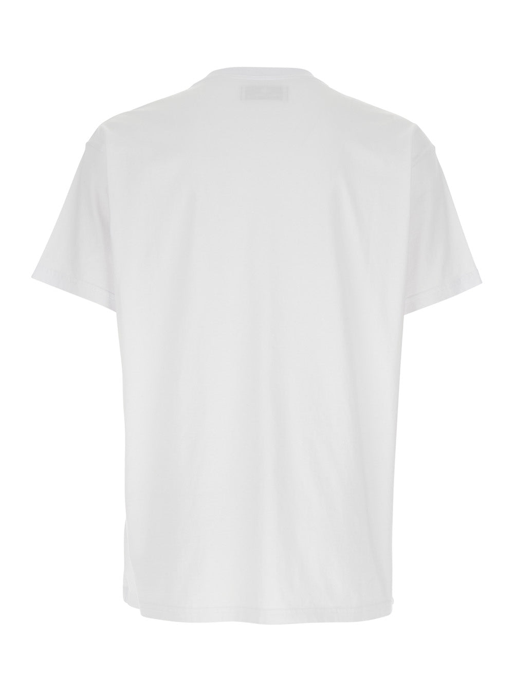 Vivienne Westwood Women Crew Neck T-Shirt With Orb Logo Detail On The Front In White Cotton For Women VIVIENNE WESTWOOD