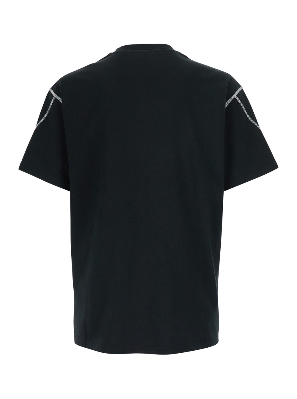 Givenchy Men Black T-Shirt With Logo On The Front In Cotton Men GIVENCHY