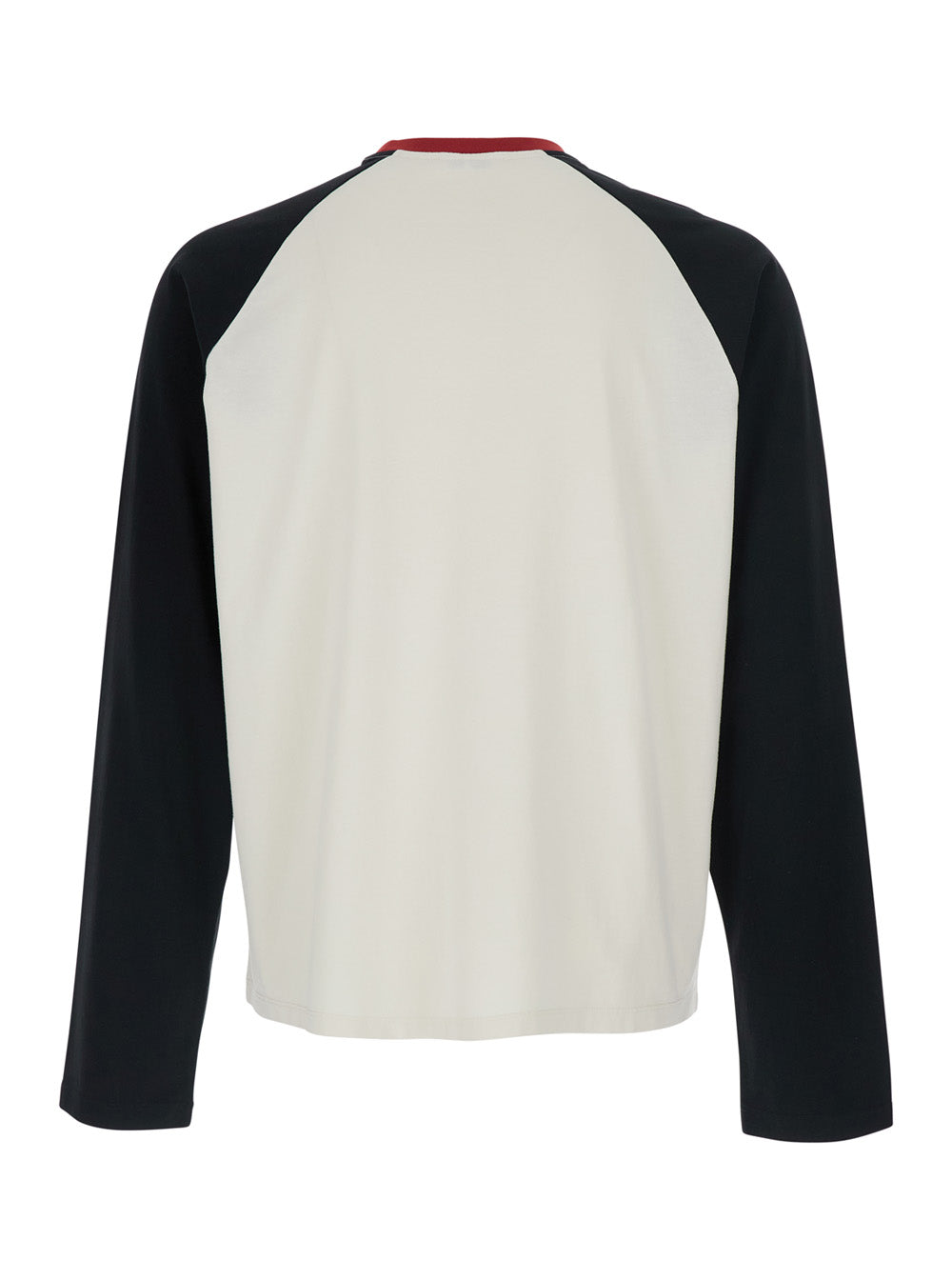 Versace Men Multicolor Long Sleeve T-Shirt With Printed Logo On The Front In Cotton For Men VERSACE