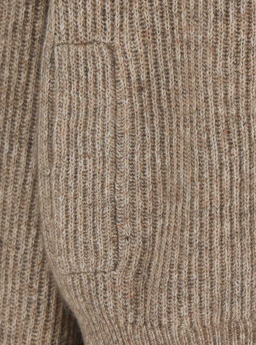Brunello Cucinelli Women Beige Cardigan With Turn-Down Collar And Monil On Zipper In Cashmere Blend For Women BRUNELLO CUCINELLI