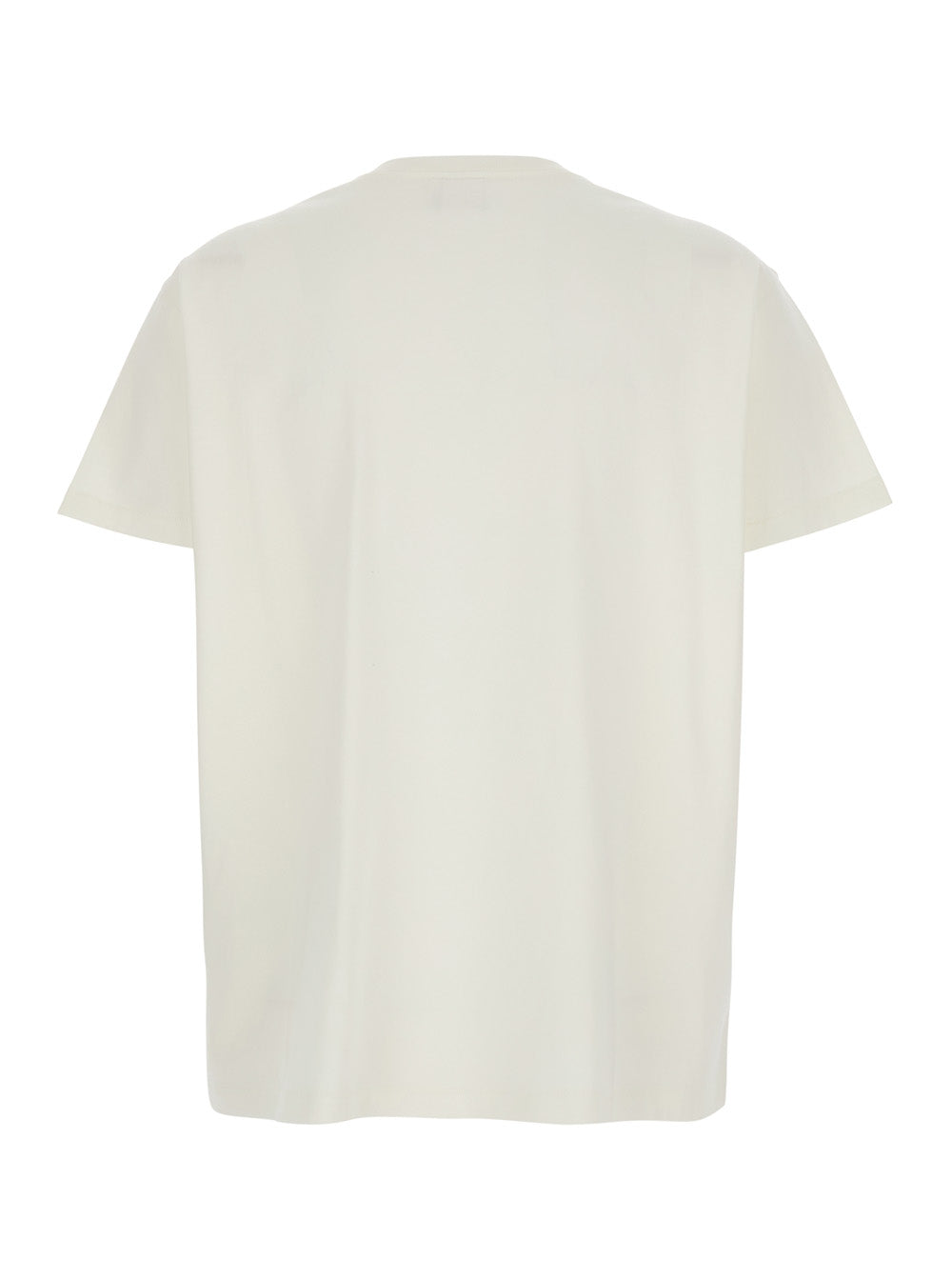Chloé Women White T-Shirt With Round Neckline And Short Sleeves In Cotton For Women