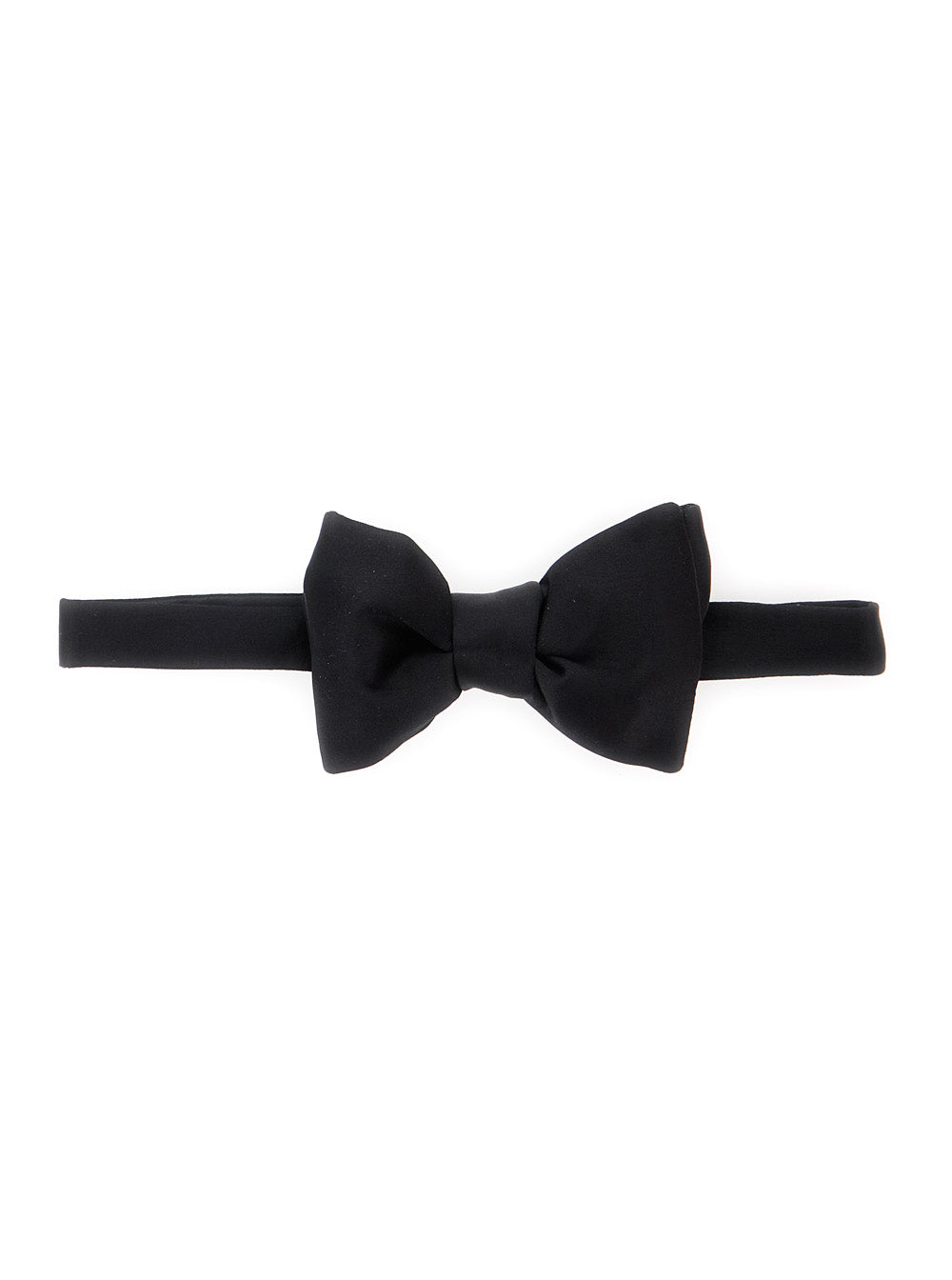 Tom Ford Men Black Bow Tie With Back Closure In Silk For Men TOM FORD