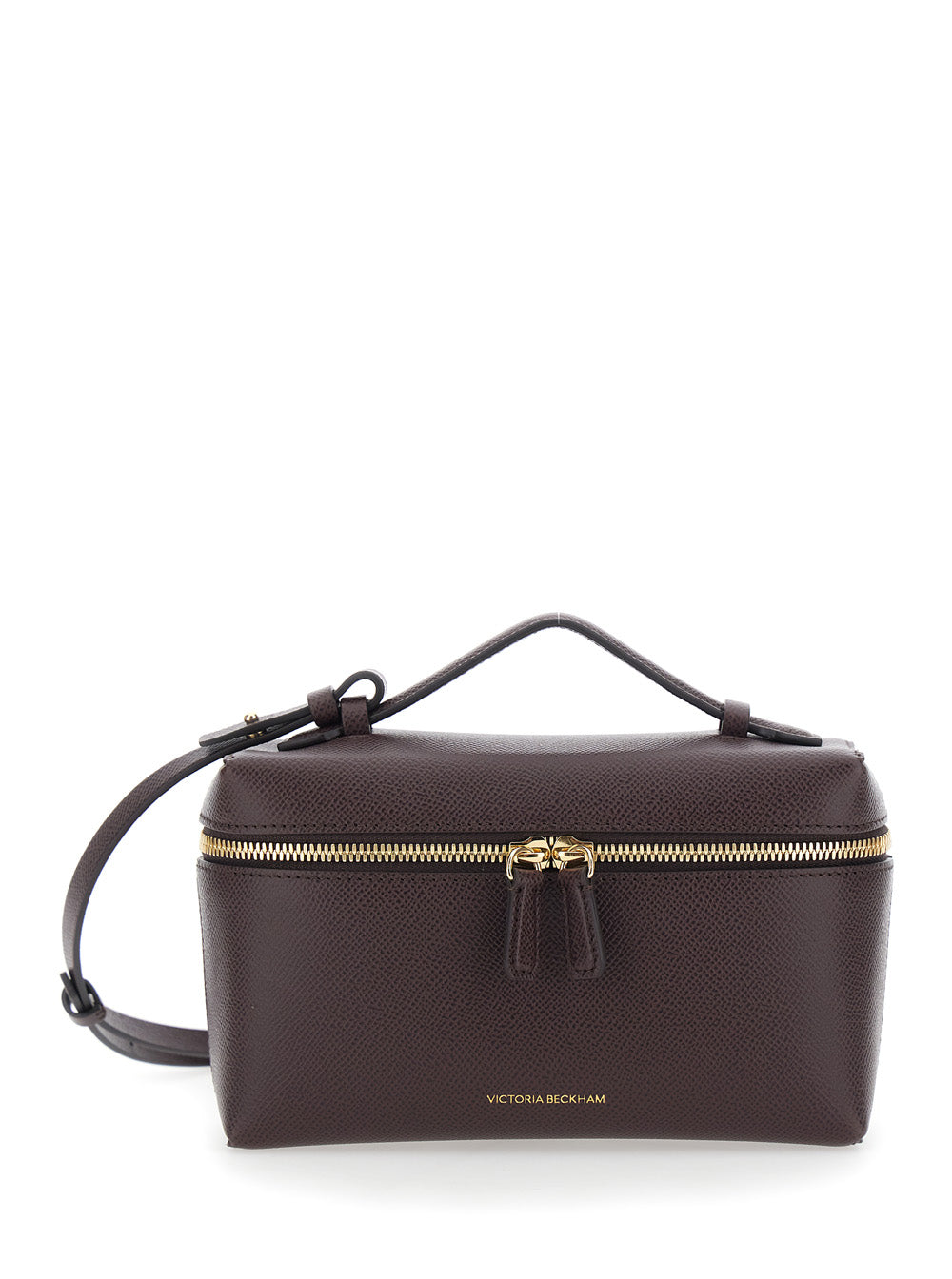 Victoria Beckham Women Bordeaux Crossbody Bag With Logo Lettering On The Front And Adjustable And Removable Strap In Leather For Women VICTORIA BECKHAM