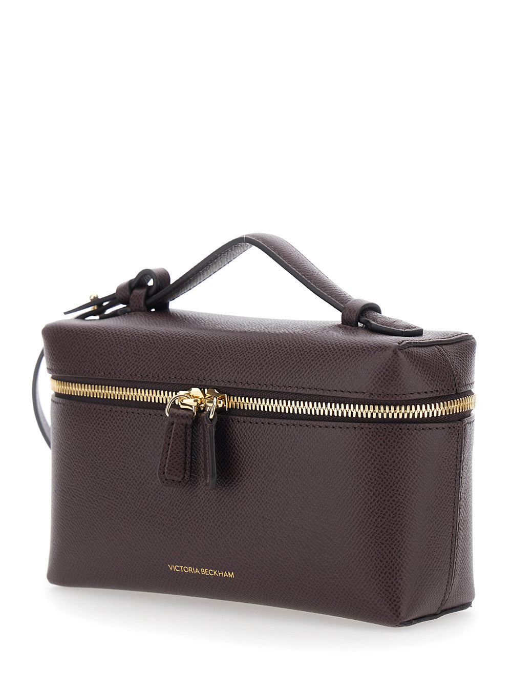 Victoria Beckham Women Bordeaux Crossbody Bag With Logo Lettering On The Front And Adjustable And Removable Strap In Leather For Women VICTORIA BECKHAM