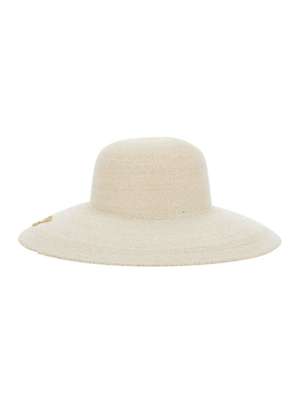 Jacquemus Women 'Le Chapeau Sole' Beige Bucket Hat With Logo Embroidery On The Front In Raffia For Women JACQUEMUS