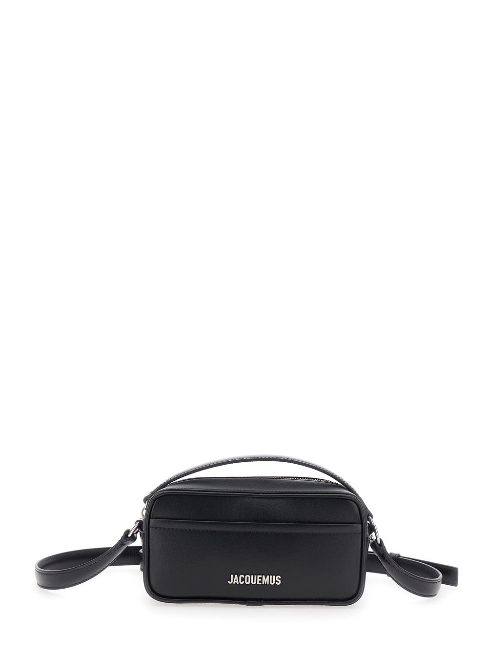 Jacquemus Men Crossbody Bag Le Baneto With Elegant Design In Black Leather For Women JACQUEMUS