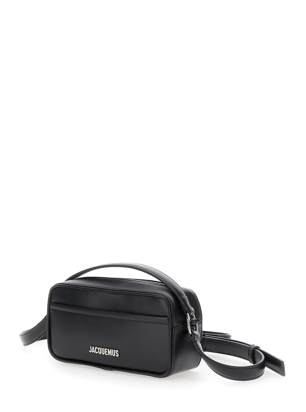 Jacquemus Men Crossbody Bag Le Baneto With Elegant Design In Black Leather For Women JACQUEMUS