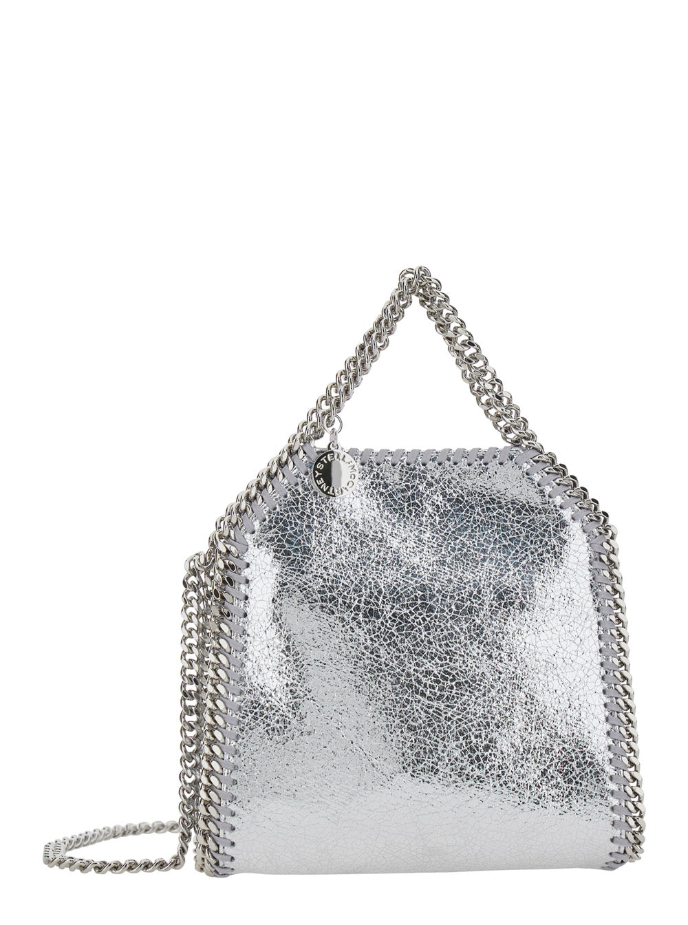 Stella Mccartney Women 'Falabella' Metallic Crossbody Bag With Chain Strap And Metallic Design In Ecoleather For Women STELLA MCCARTNEY
