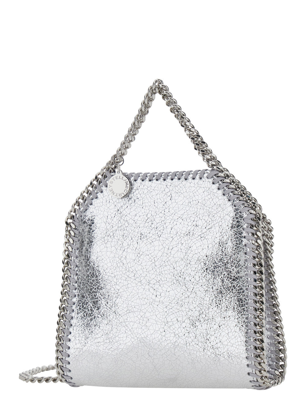 Stella Mccartney Women 'Falabella' Metallic Crossbody Bag With Chain Strap And Metallic Design In Ecoleather For Women STELLA MCCARTNEY