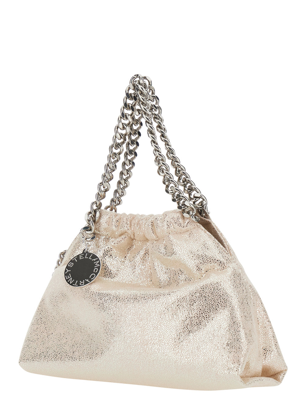Stella Mccartney Women 'Falabella' Pink Crossbody Bag With Drawstring Closure And Chain Strap In Ecoleather For Women STELLA MCCARTNEY