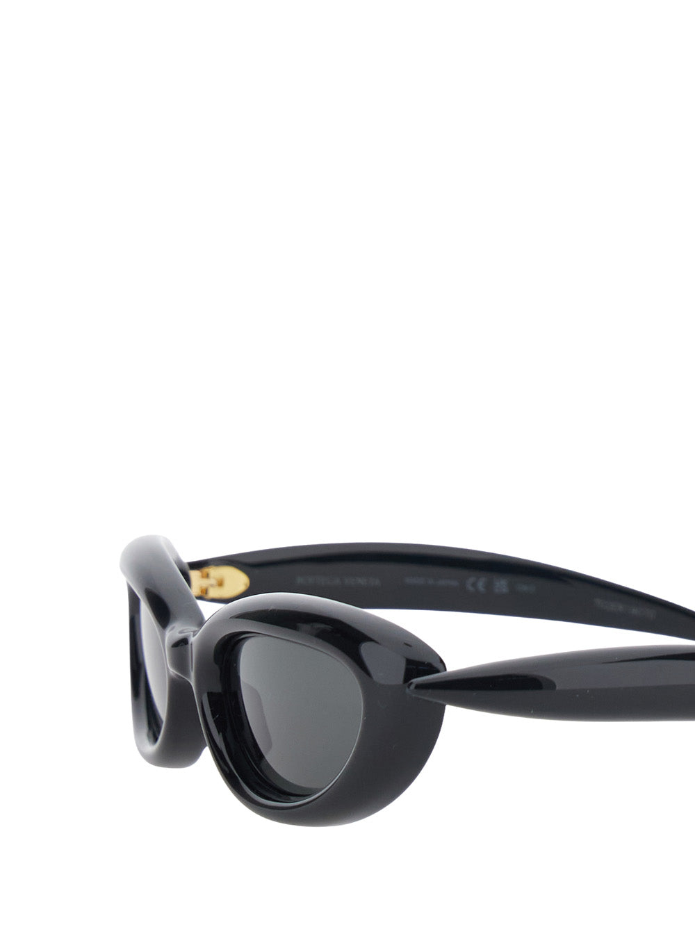 Bottega Veneta Women Black Sunglasses With Cat Eye Design And Thick Frame In Plastic For Women BOTTEGA VENETA