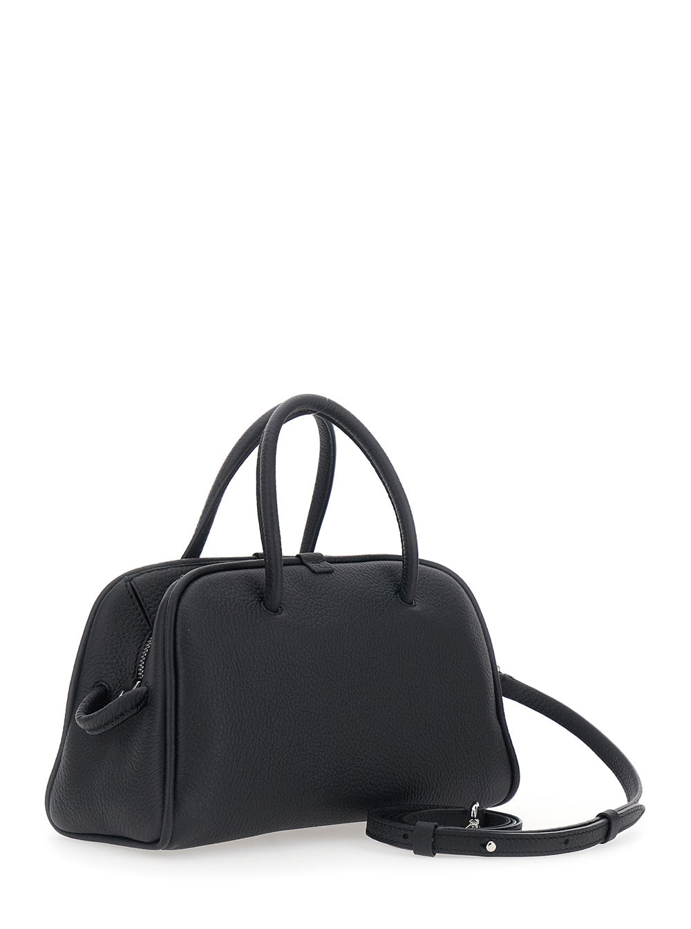 Jacquemus Women 'Le Petit Turismo' Black Handbag With Adjustable And Removable Strap In Leather For Women