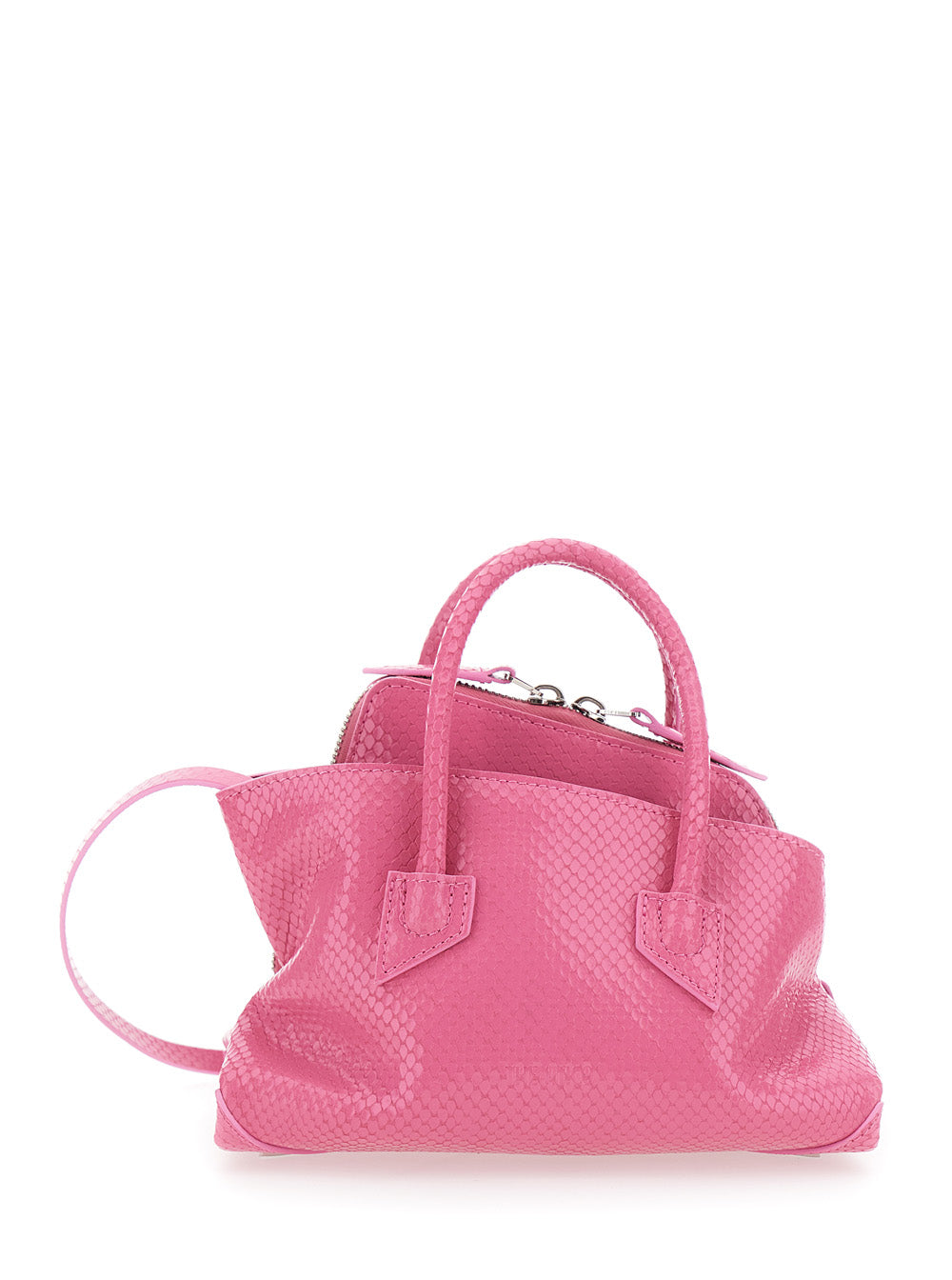 The Attico Women 'La Passeggiata' Pink Mini Bag With Two Top Handles In Leather For Women THE ATTICO