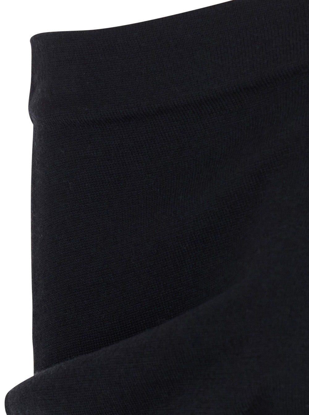 Tom Ford Women Black Sweater With Off-Shoulder Design And Long Sleeves In Black Wool And Silk For Women TOM FORD