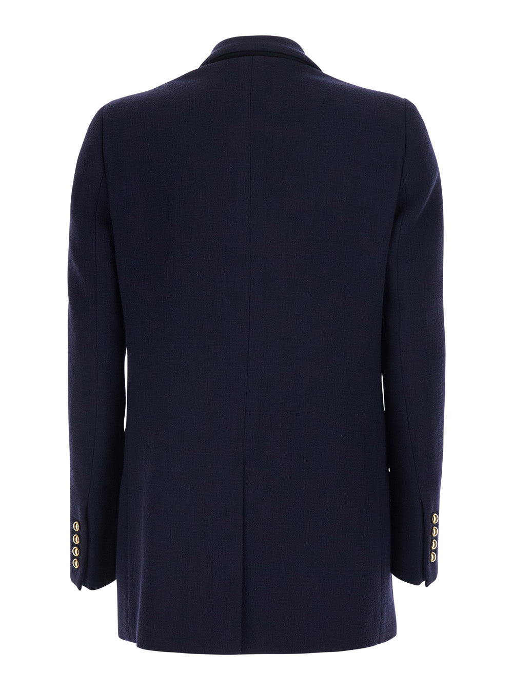 Blaze Milano Women 'Resolute' Blue Double-Breasted Jacket With Peak Revers In Cotton For Women BLAZE MILANO