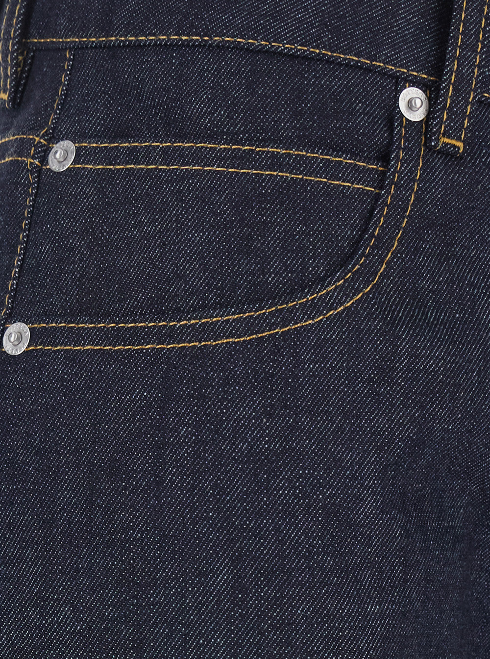 Bottega Veneta Women Blue Jeans With Contrasting Stitching And Logo Patch On The Back In Denim For Women