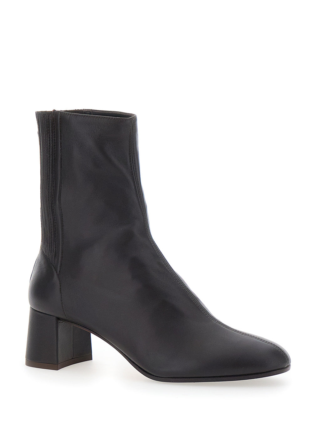 Aquazzura Women 'Saint Honore' Brown Ankle Boots With Zip Closure At The Back In Leather For Women