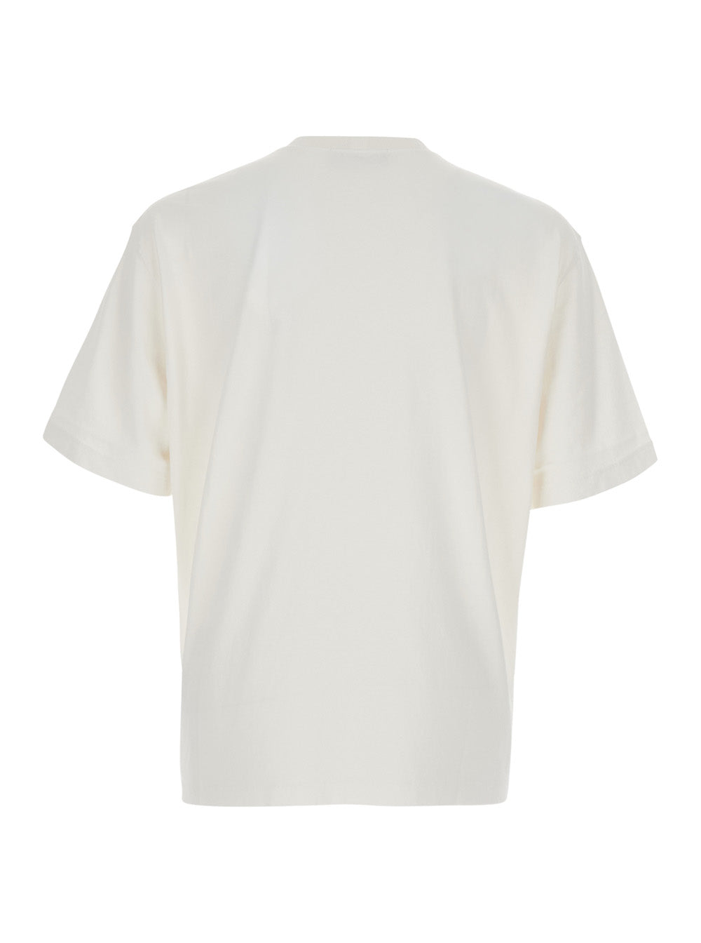 Stone Island Men Crew Neck Heavyweight T-Shirt With Crew Neck And Short Sleeves In White Cotton For Men