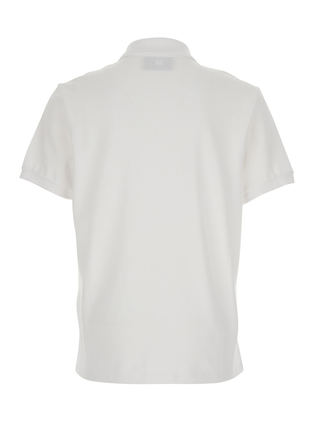 Ami Paris Men Polo Shirt With Adc Logo Embroidery On The Front In White For Women AMI PARIS