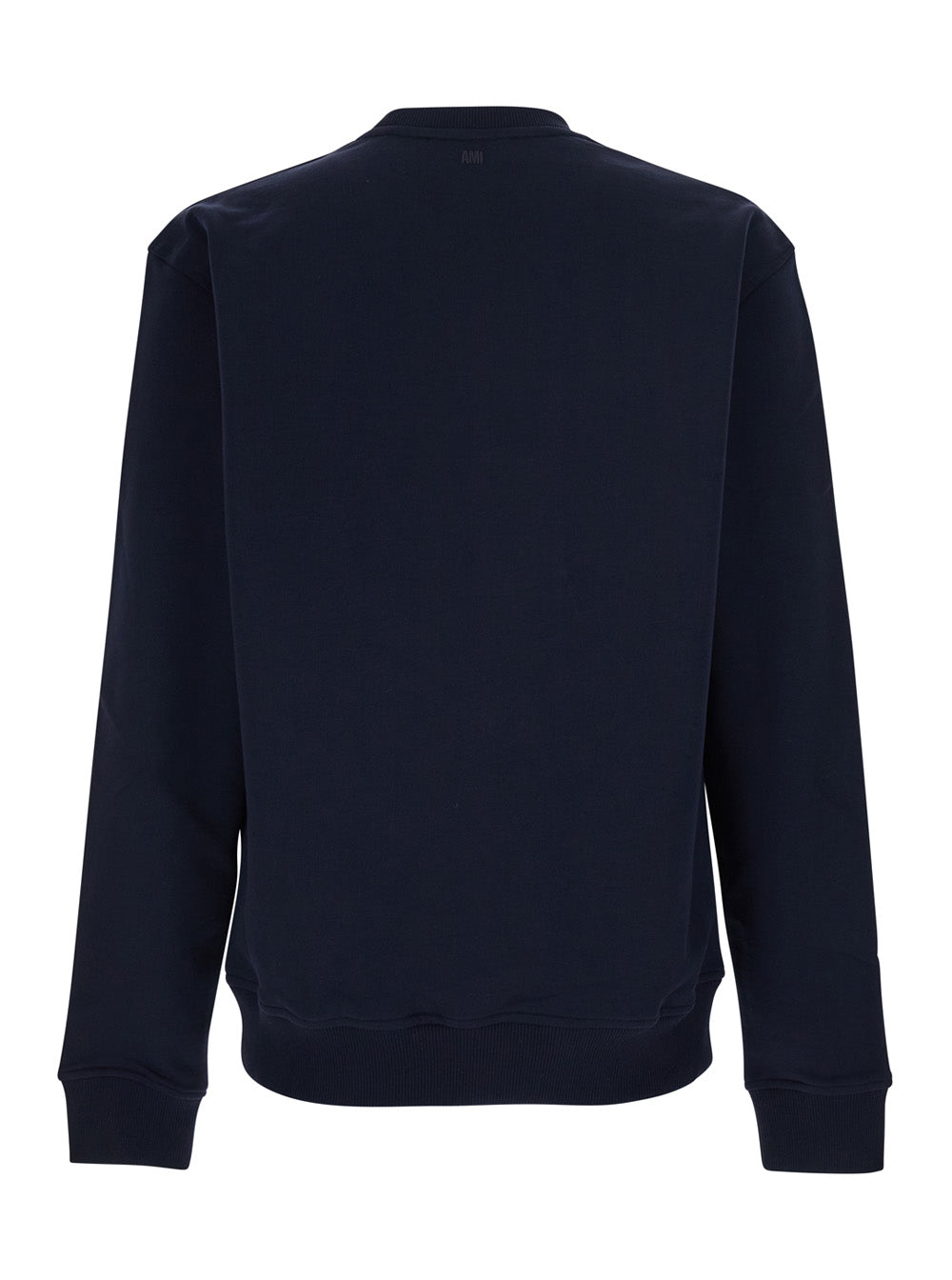 Ami Paris Men Blue Sweatshirt With Ami De Coeur Logo On The Front In Cotton For Men AMI PARIS
