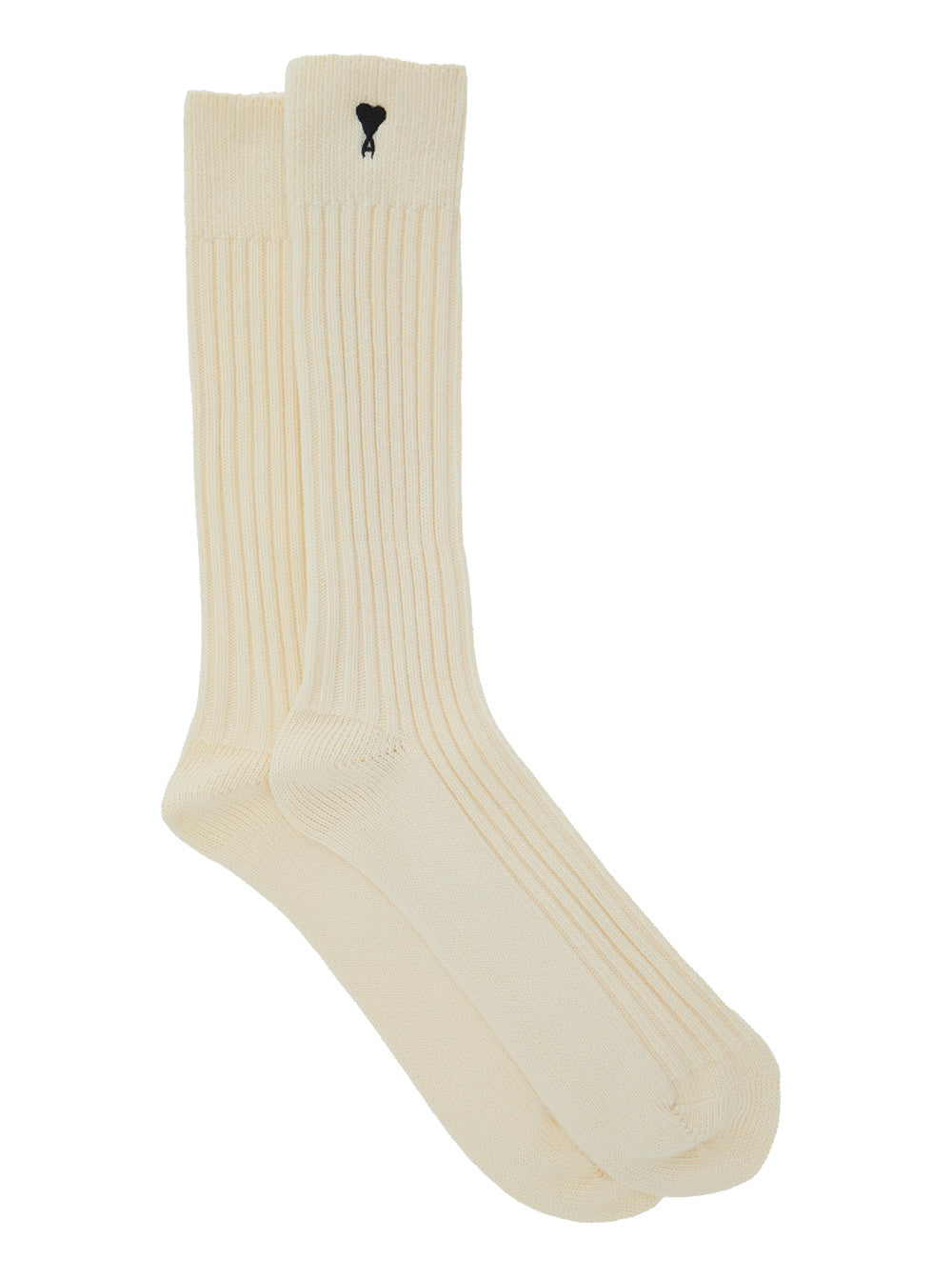 Ami Paris Men Set Of Three Socks With Adc Embroidery And Ribbed Tech Fabric In Multicolor For Men AMI PARIS