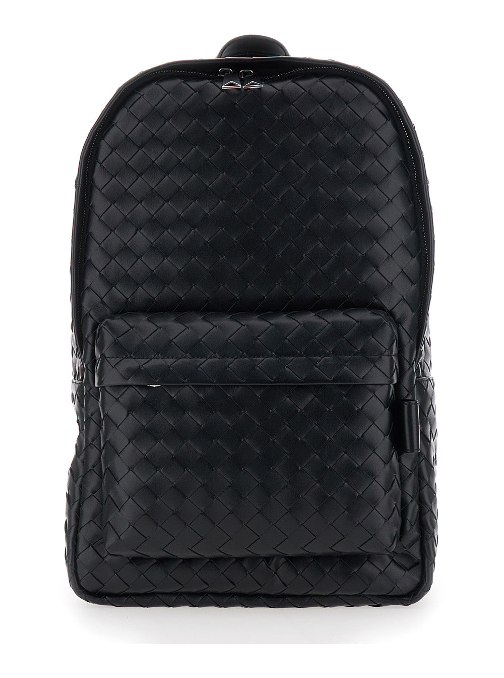 Bottega Veneta Men Backpack With Adjustable Straps And Intreccio Motif In Black Leather For Men BOTTEGA VENETA
