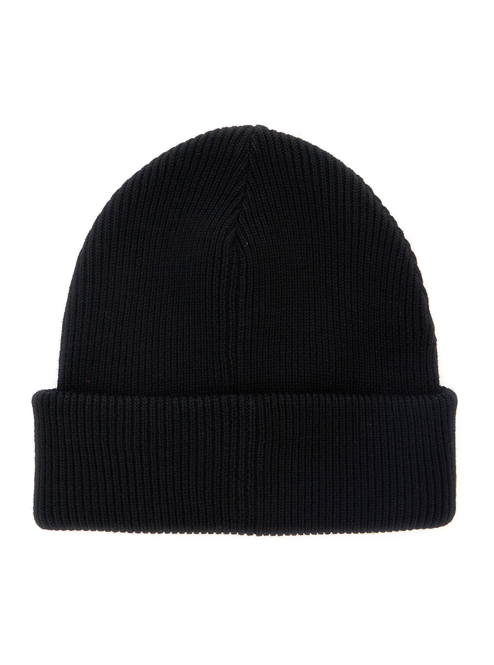 Gucci Men Hat With Ribbed Work And Web Detail On The Front In Black Wool For Men GUCCI