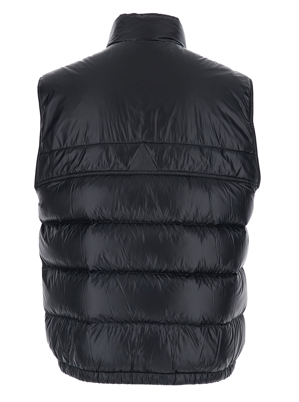 Moncler Grenoble Men Down Jacket 'Uychi' With High Collar And Logo Patch On The Front In Tech Fabric Black Men