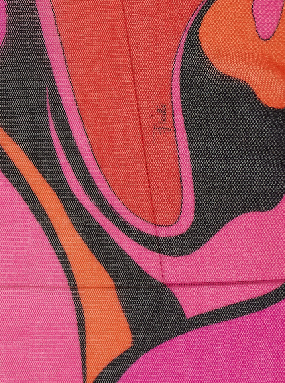 Pucci Women Fuchsia Long Dress With Round Neckline And All-Over Orchidea Print In Tech Fabric For Women PUCCI