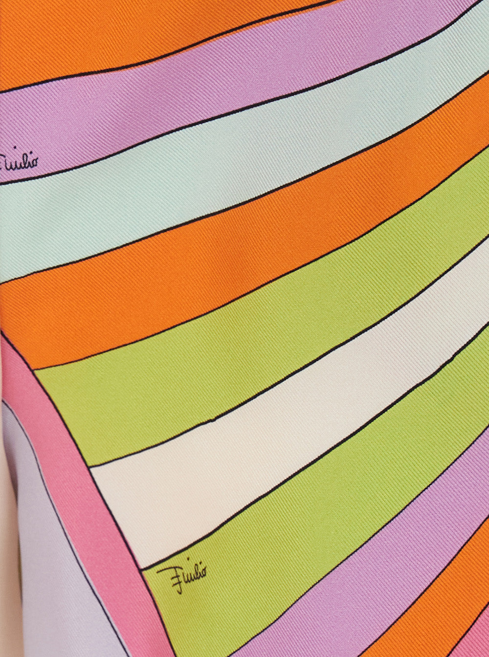 Pucci Women Multicolor Shorts With Elasticated Waist And All-Over Geometric Print In Silk For Women PUCCI