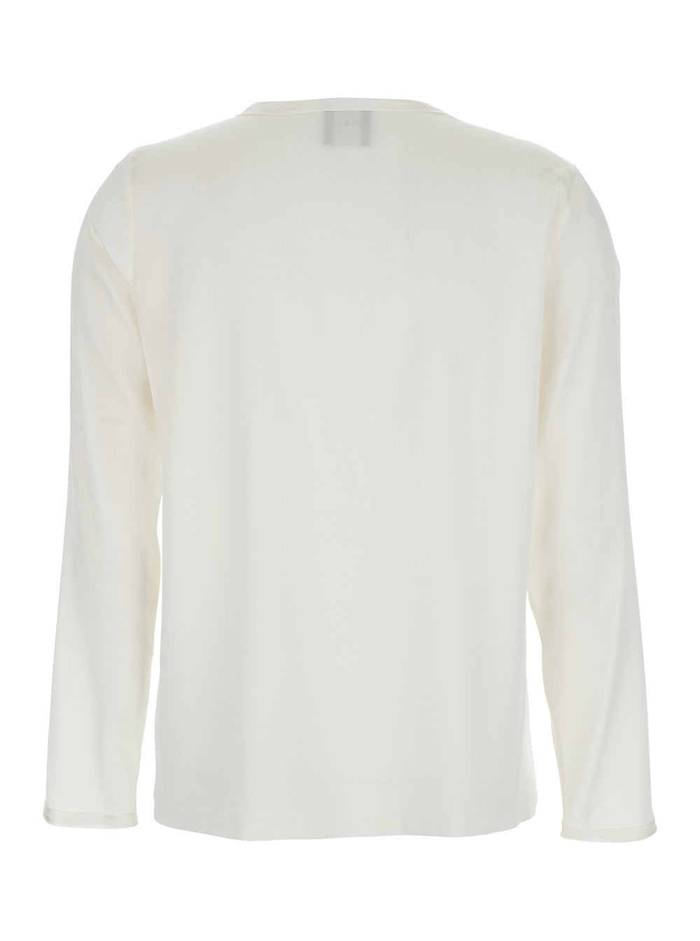 Leplain Women Silk Blouse With Round Neck And Long Sleeves White Woman LEPLAIN